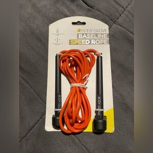 BODY GLOVE BASELINE SPEED ROPE Slim Design Cardio Gym- Black & Red